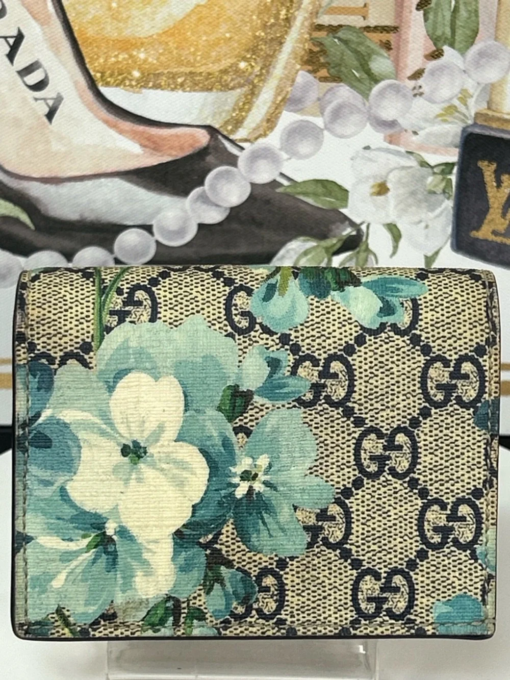 GUCCI GG Supreme Blooms Compact Wallet 😍🌸 - Picture 12 of 17